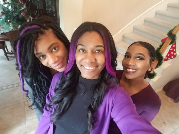 A pop of color can give hair a little extra added something