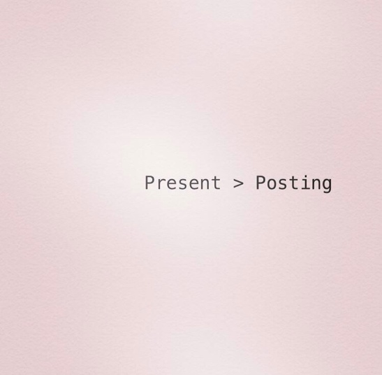 Present over Posting.