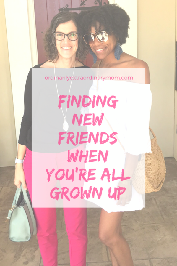 t is time for me to find new friends - not because I do not love the ride or die girls who have been in my life and will be in my life til death do us part but because my purpose is bigger than my three real friends.  People need friends.  People need community. | ordinarilyextraordinarymom #findingnewfriends #findnewfriends #friendship #motherhood #momlife #purpose #inspiration #motivation