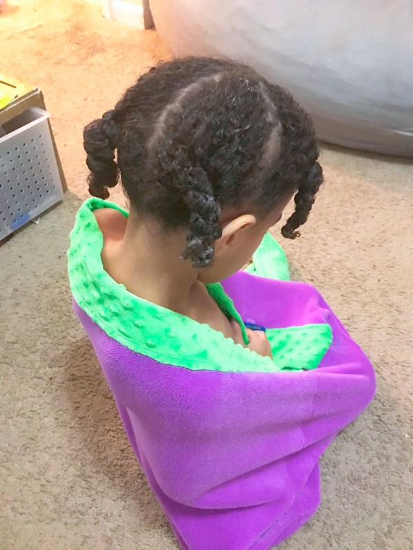 On freshly washed hair, section and twist so that the hair can just be taken down and worn out the next day. #nightimehairroutine #nighttimeroutinenaturalhair #naturalhaircare #africanamericanhair #curlyhairroutine
