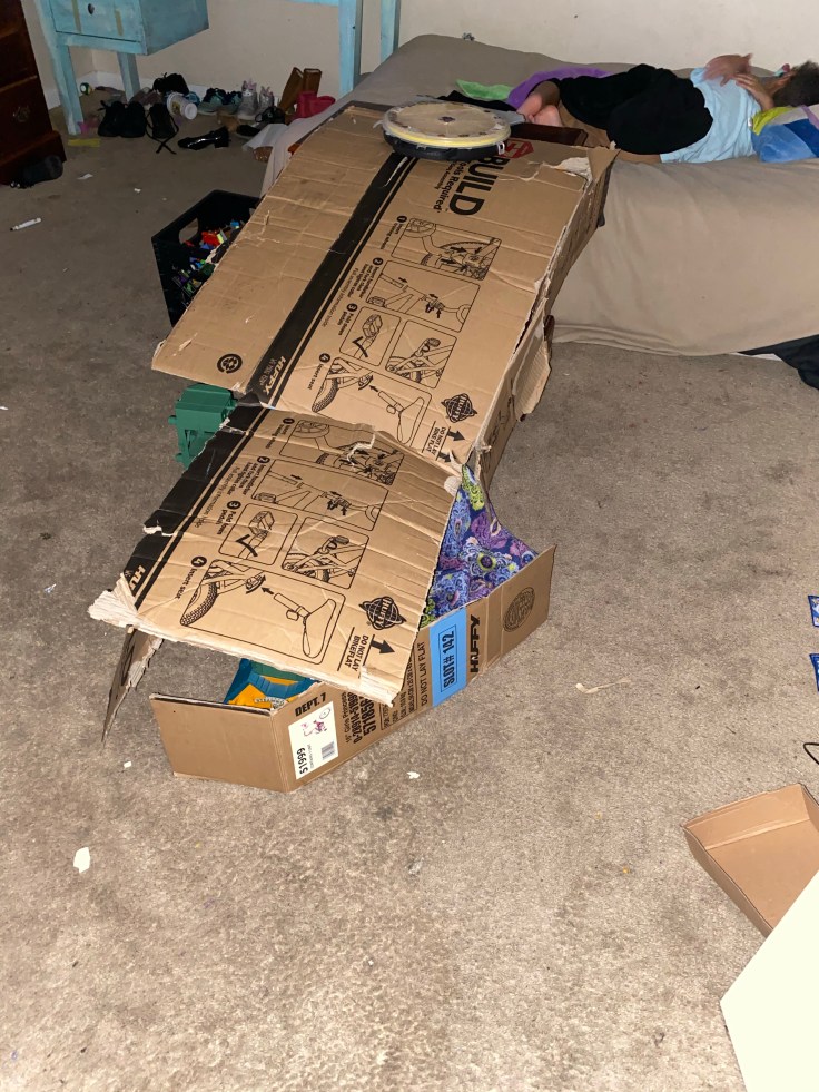 Build a fort. Watch movies as a family in it. Have a family picnic in it. #familyactivities #freeactivities #indooractivities #childrensactivities #kidsactivities