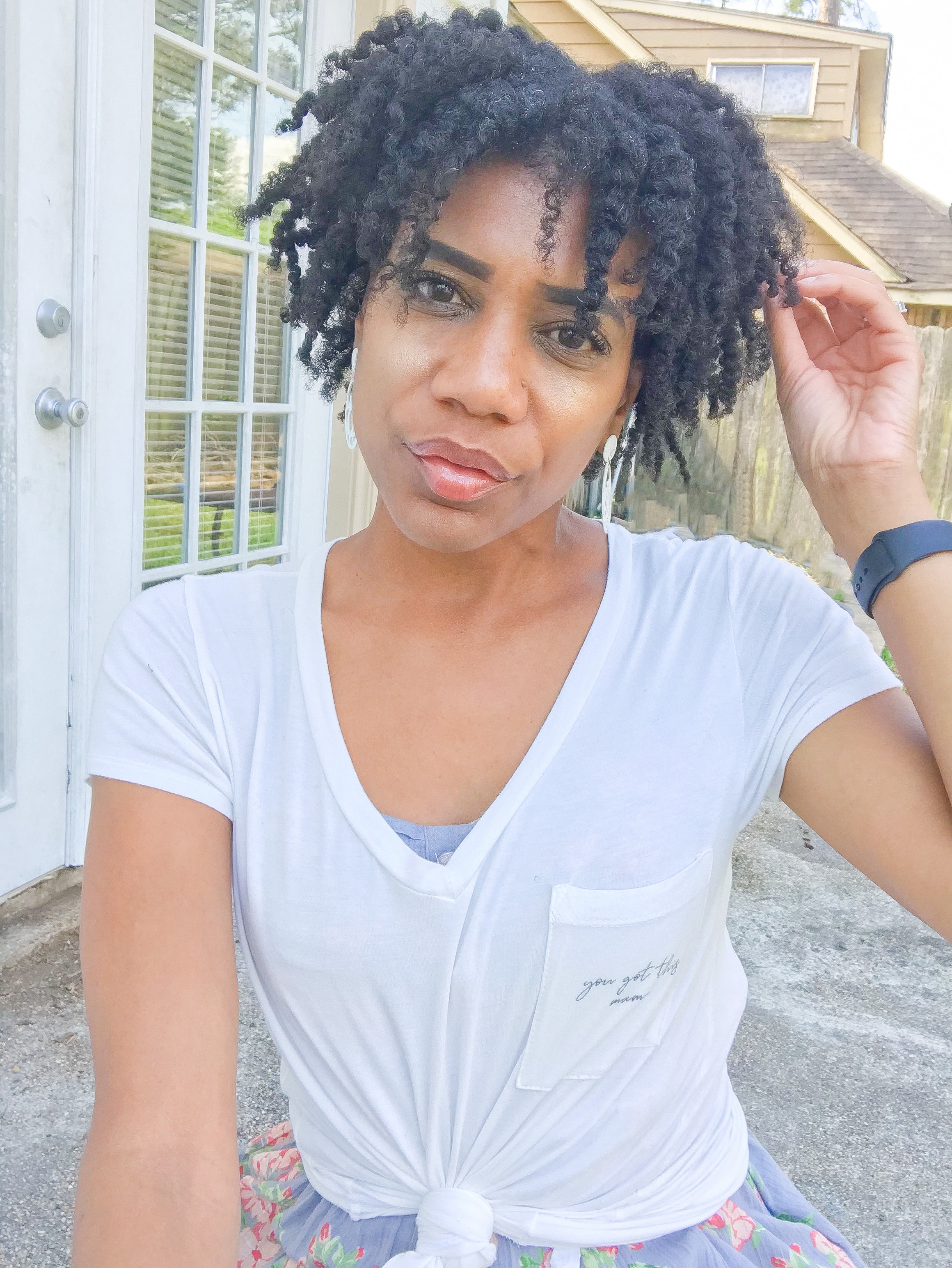Fresh twist outs are always a good idea.   #naturalhairjourney #naturalhaircare #summerhair #summerhairstyles #curlyhair #curlyhaircare #summernaturalhair #summercurlyhair