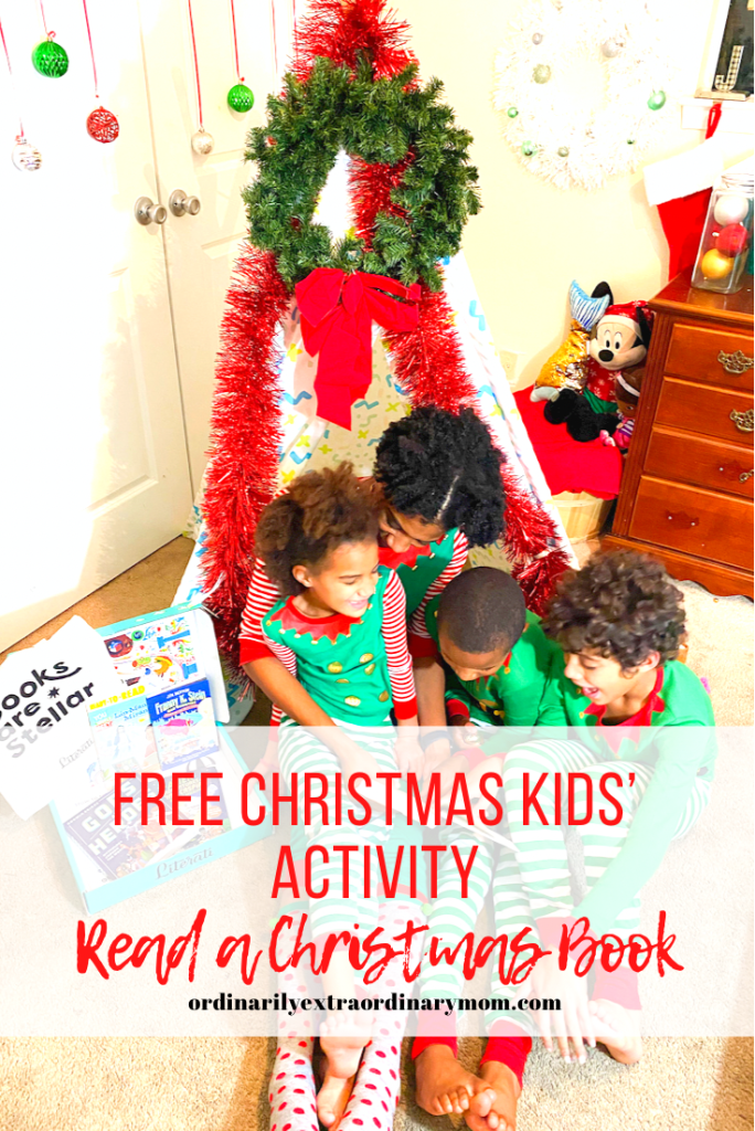 Free Christmas Activities - Read a Christmas Book | ordinarilyextraordinarymom #freechristmasactivities #kidsactivities #kidschristmasactivities #christmasbook #freeChristmasprintable #kidsbooks #kidsreading