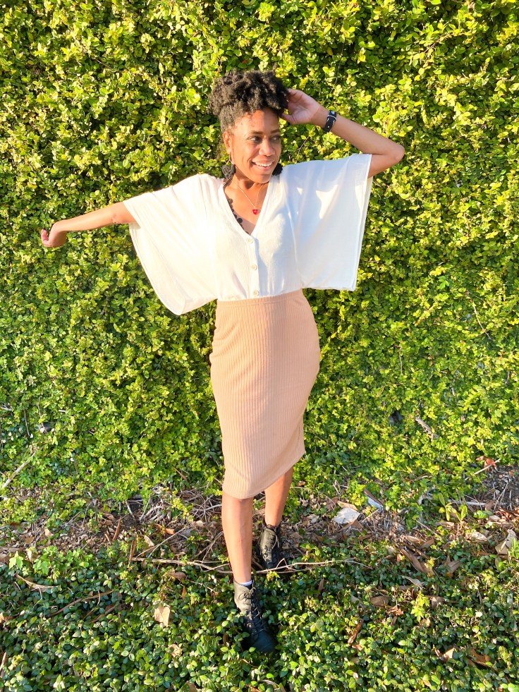 style booties with a skirt for fall or winter #booties #falloutfits #falloutfits2021 #winteroutfits #winteroutfits2021 #fallstyle