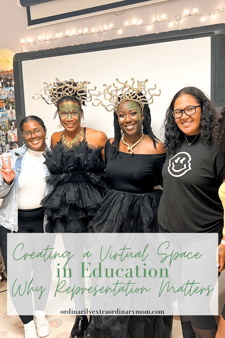 Creating a Virtual Space in Education - Why Representation Matters | ordinarilyextraordinarymom #representationmatters #whyrepresentationmatters #educationrepresentation #safespaceideas #safespaceclassrooms #creatingasafespace